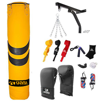 Punching Bag And Grappling Glove